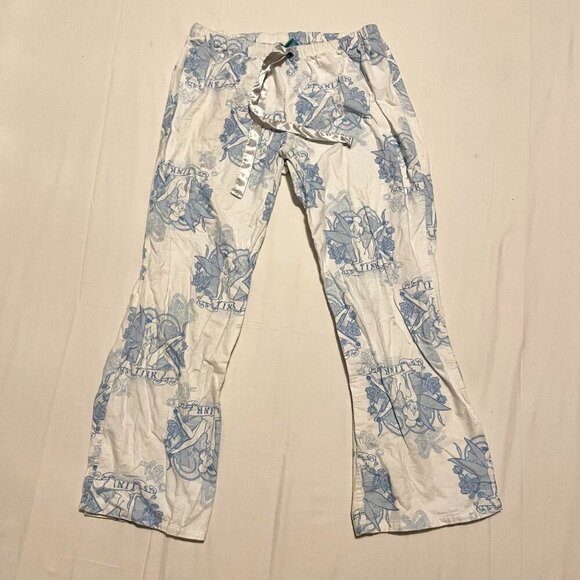 Disney Fairies Tinkerbell Pajama Bottoms Womens Size XL Whimsical Fairy - Picture 1 of 16